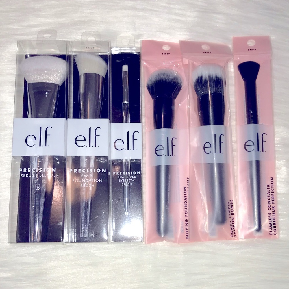 New set of 6 E.L.F Makeup Brushes